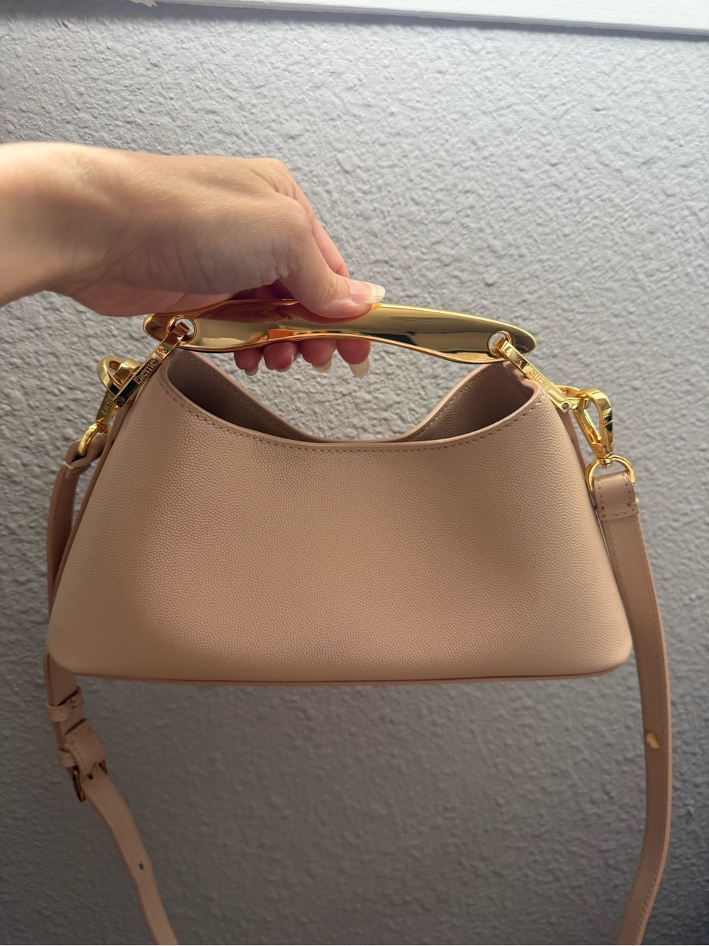 ❤️ Elleme Mini Boomerang Bag in Caviar Nude Leather. Retails for $540!
